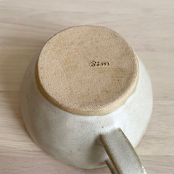 陶器のティーカップ　赤土 6枚目の画像