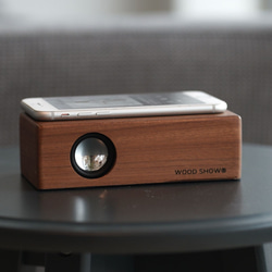 つみきコンポ風スピーカー【Bluetoothスピーカー】 スマホスタンド