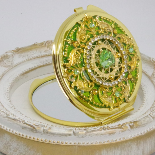 魔法少女の変身コンパクトミラー（イエローグリーン） 手鏡 nAmi 通販