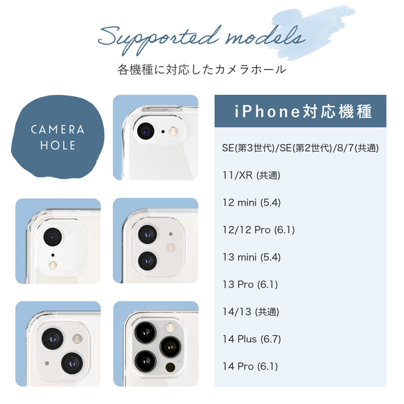 iPhone14 iPhone13 ケース ショルダーストラップ付き クリア iPhone12 iPhoneSE3 17枚目の画像