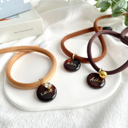 コンチョボタン付きパラコード首輪（ハーフチョークチェーン） ボトル