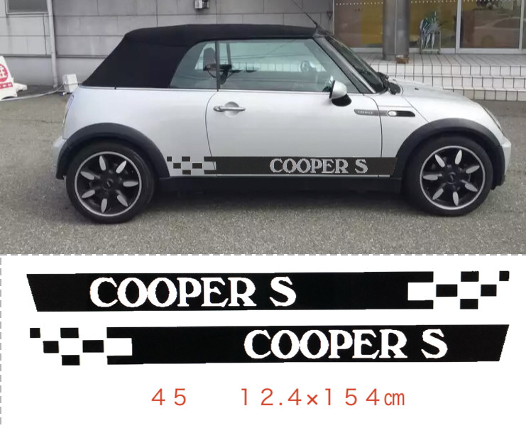 ★お洒落ステッカー　ミニクーパー　デカール　北欧スタイル　スパイク君　カスタムステッカー　デカール　世田谷ベース