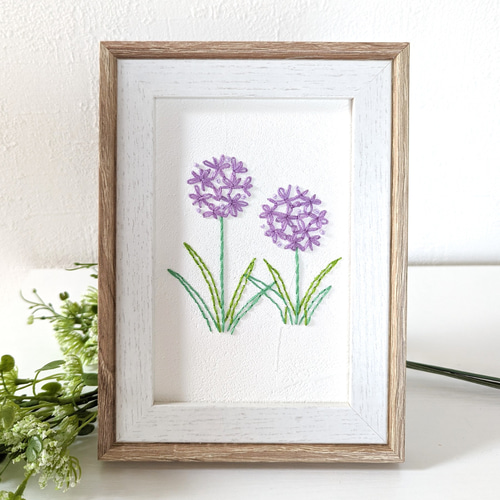 紙刺繍のポストカード 【アガパンサス】 ポストカード Lis 通販