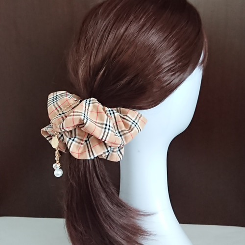 正規品 CHANEL♡チェック柄シュシュ 楽天市場】未使用品 CHANEL シャネル 22C シュシュ スカーフ 2点