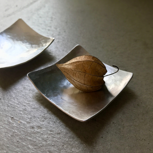 アルミ 小皿 豆皿 四角 1枚 その他インテリア雑貨 今井つぐみ