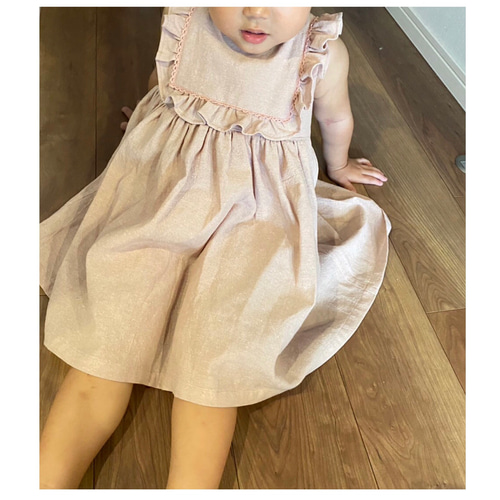 オーダーページ＊ スクエアフリルワンピース リバティ ハンドメイド