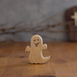 BOO オバケ オブジェ｜ハロウィン おばけ ゴースト 木製 インテリア 雑貨 置物 デコレーション ホラー お化け 2枚目の画像