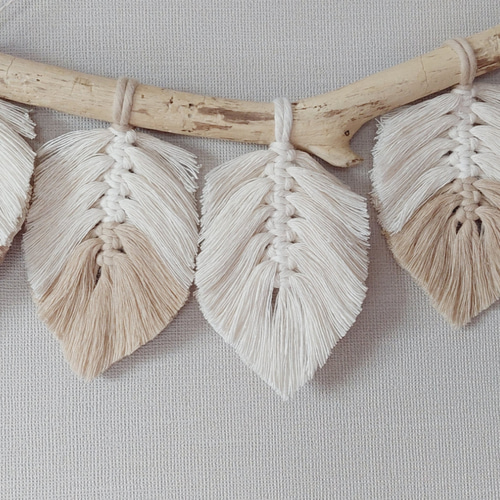 マクラメリーフタペストリー タペストリー・壁掛け Sae.macrame 通販