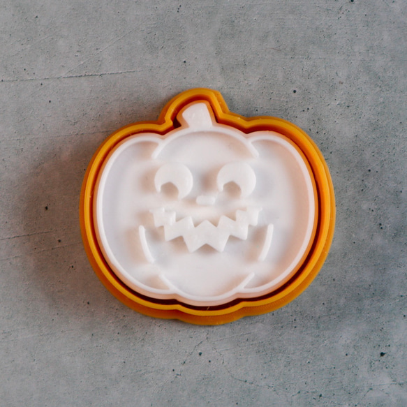 【セット】ハロウィン＊ジャックオランタンのクッキー型 2枚目の画像