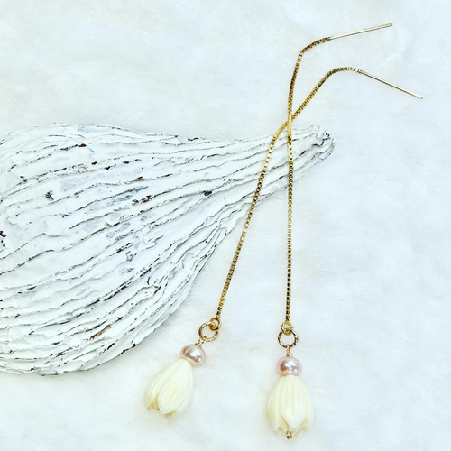 ◇Creema&イベント限定◇ヴィンテージピカケビーズのアメリカンピアス  