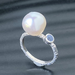 再販：ツァボライト(グリーンガーネット）・リング（k10） 指輪