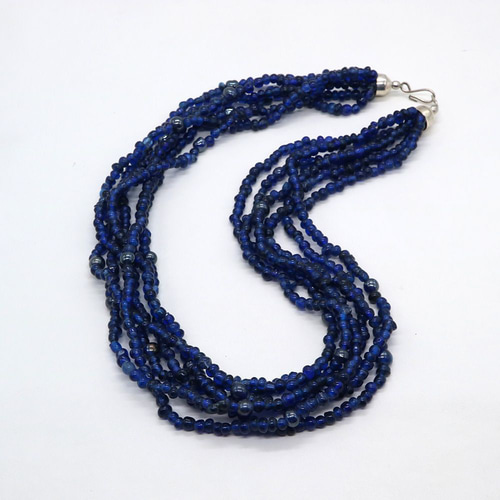 【AW25】DRIES VAN NOTEN アンティークビーズ ネックレス ブルー NECKLACE IN BLUE, AW25 - Zambesi Store