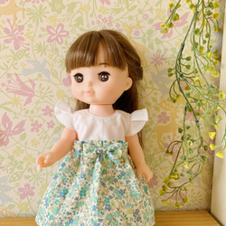 843【復刻版初代リカちゃん】カラフルドット柄のふんわりかぼちゃ