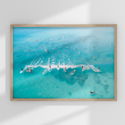 風水効果 Hazel Soan  Waterfront リゾートアートポスター GreatBigCanvas 36 in. x 24 in. 