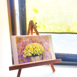 【水彩画】花のポストカードセットその2 4枚目の画像
