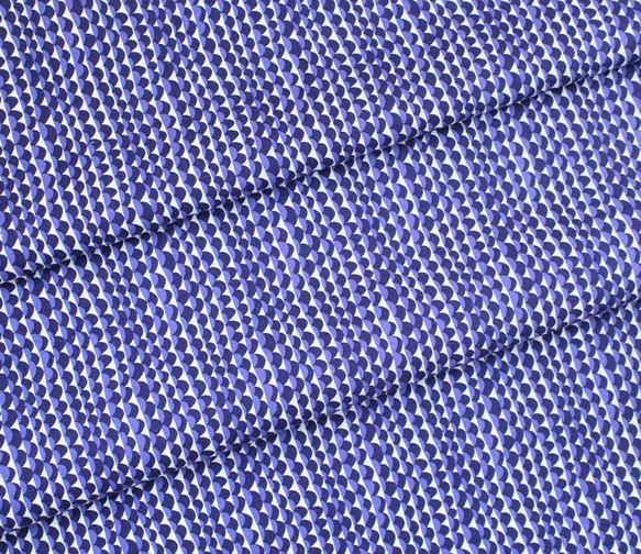 カットクロス Windham Fabrics / Atlantis 53343-3 Ripple Navy 5枚目の画像