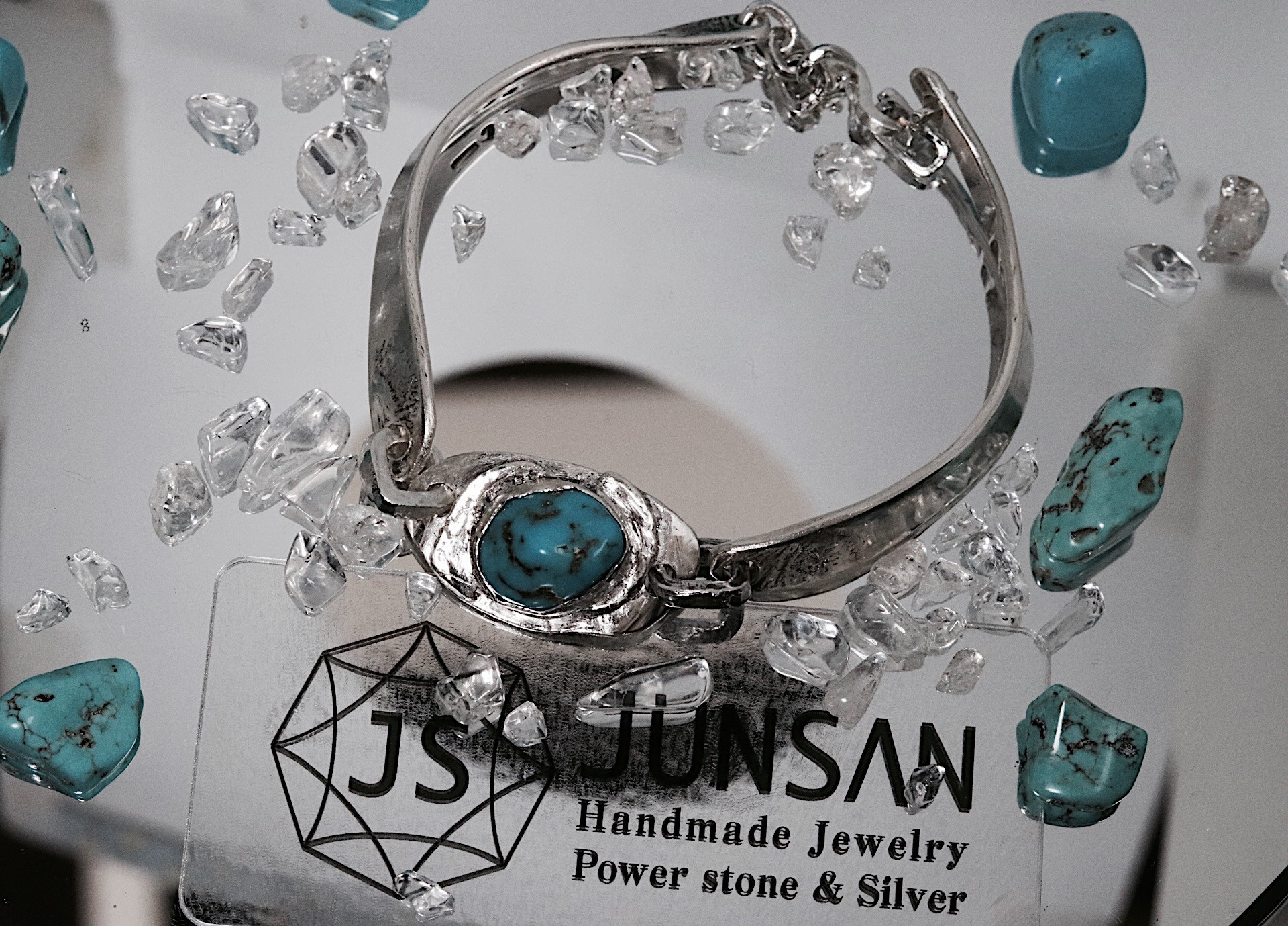 ターコイズバングル　青い大地Ⅱ (B No.20) 26,250円