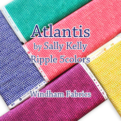 カットクロス Windham Fabrics / Atlantis 53343-4 Ripple Emerald 7枚目の画像