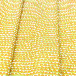 カットクロス Windham Fabrics / Atlantis 53343-7 Ripple Mustard 4枚目の画像