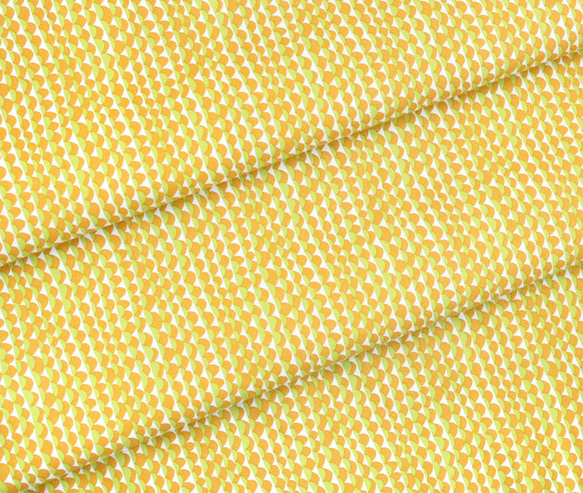 カットクロス Windham Fabrics / Atlantis 53343-7 Ripple Mustard 5枚目の画像