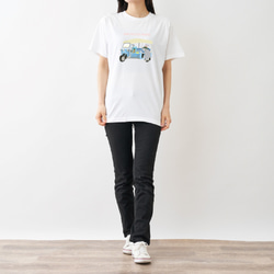 トゥクトゥク Tシャツ ホワイト 4枚目の画像