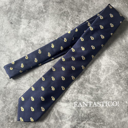 僕の好きなことネクタイ】♪刺繍ネクタイ♪檸檬レモン柄