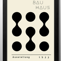 13593　ポスター　絵画　A3サイズ『新作　バウハウス　BAUHAUS』アート　イラスト　デザイン　上級マット紙　北欧 1枚目の画像