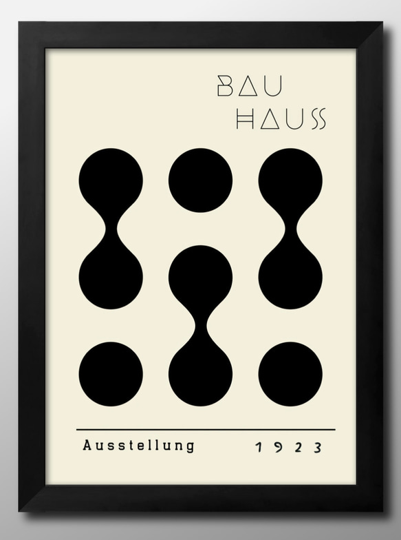 13593　ポスター　絵画　A3サイズ『新作　バウハウス　BAUHAUS』アート　イラスト　デザイン　上級マット紙　北欧 1枚目の画像