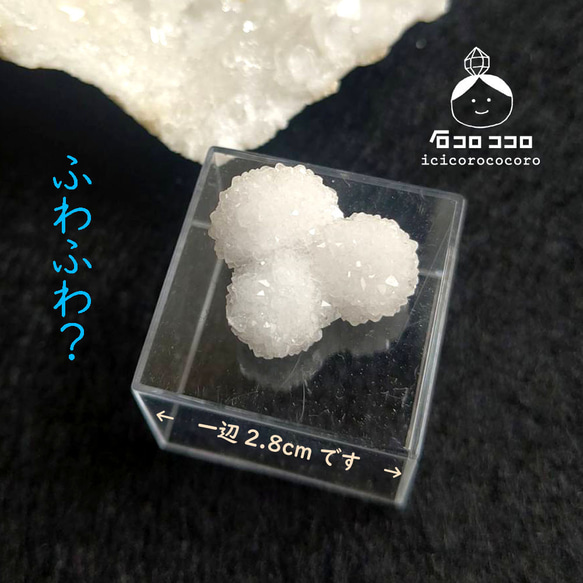 《国内送料無料》【1点もの】モロッコの砂漠から！３キョーダイ コロコロ水晶◆モロッコ直輸入03【かわいい鉱物標本】 1枚目の画像