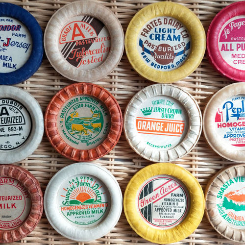 T】アメリカ Vintageミルクキャップ DA-CO106 タグ・台紙 DAISY 通販