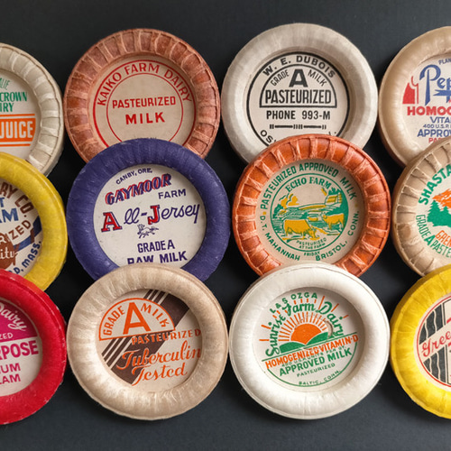 T】アメリカ Vintageミルクキャップ DA-CO106 タグ・台紙 DAISY 通販