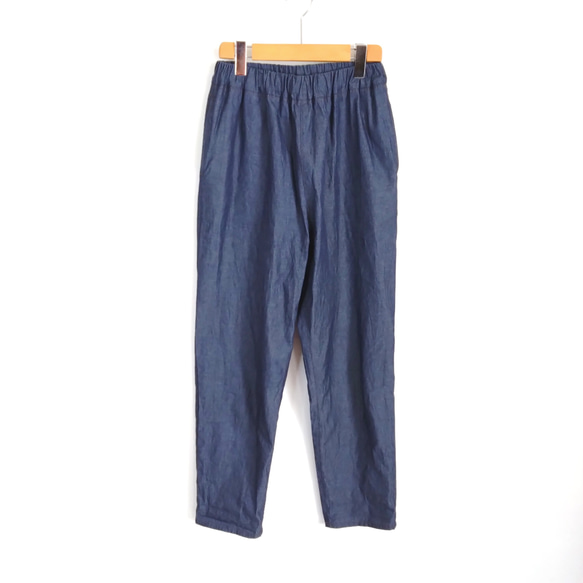 再販 × 32！ 新！夏デニムのなんでもないパンツ  4.5oz  indigo blue 14枚目の画像