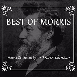 新入荷！МОDA モダ『 BEST OF MORRIS 　オパール加工　8076-17ムラサキ系』～50㎝単位でカット～ 7枚目の画像