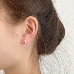 環形耳環，手術不鏽鋼 316L，金屬過敏相容，男女適用，雙耳，14G、12G、10G 第7張的照片