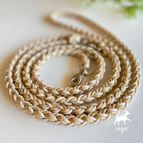 受注制作 パラコードカフェリード リード・首輪 M IYA 通販 16033620