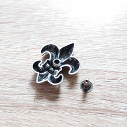 レザークラフト　リリーリベット　大　3組セット 4枚目の画像