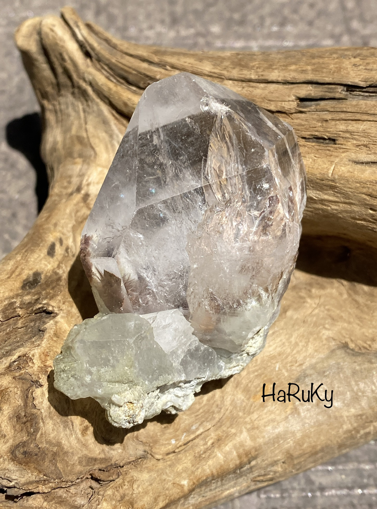 インクルージョンクォーツ♢コッパーinクォーツ/ガーデンクォーツ♢ブラジル ミナスジェライス  原石