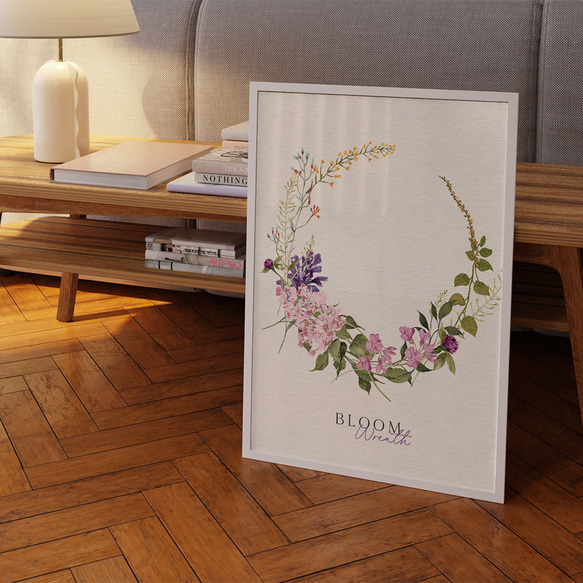 花のポスター　/ i1360 / ライラック、チューリップや水仙など　インテリアポスター 9枚目の画像