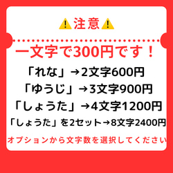 チェック柄のひらがなワッペン 2枚目の画像