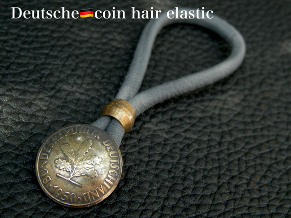 ＃H21　Deutsche（旧西独）Coin Hair Elastic 2枚目の画像