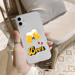 [父の日のプレゼント]ソフトIphoneケース ビールが好き かわいいスマホケース 安い 新作 耐衝撃 全機種対応 8枚目の画像