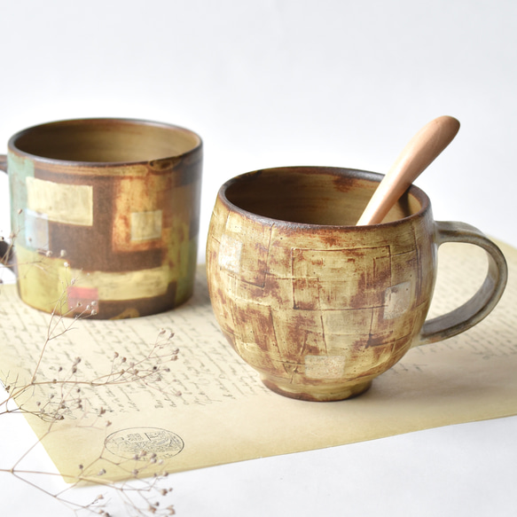 Painting mug ペインティングマグカップ 024 2枚目の画像