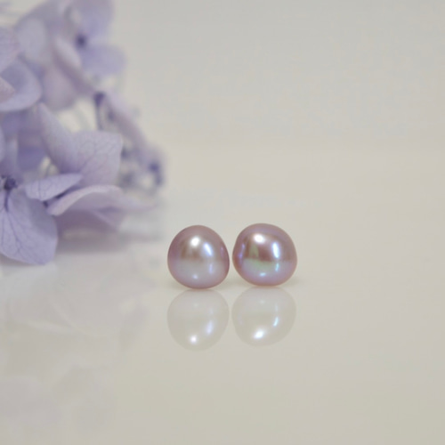 ✨ 7〜8mm✨パープル淡水パール✨小さめバロックパール ✨ 7〜8mm✨パープル淡水パール✨小さめバロックパール