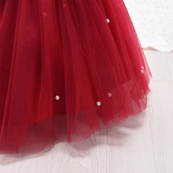 新作プリンセススカート半袖純色ガーリードレス夏 7枚目の画像