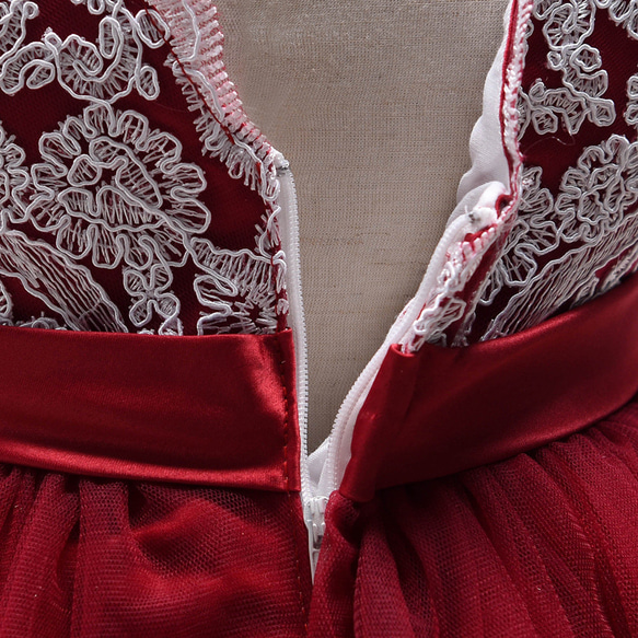 新作プリンセススカート半袖純色ガーリードレス夏 6枚目の画像