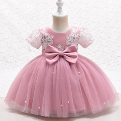 新作プリンセススカート半袖純色ガーリードレス夏 8枚目の画像