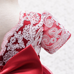 新作プリンセススカート半袖純色ガーリードレス夏 4枚目の画像