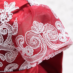 新作プリンセススカート半袖純色ガーリードレス夏 3枚目の画像