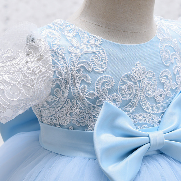 新作プリンセススカート半袖純色ガーリードレス夏 17枚目の画像