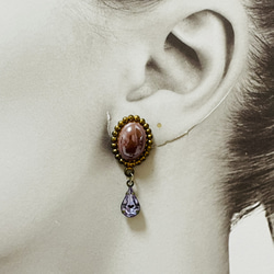 ヴィンテージサフィレットのシンプルシルバーピアス ヴィンテージ サフィレット シンプルシルバーピアス 8mm ピアス